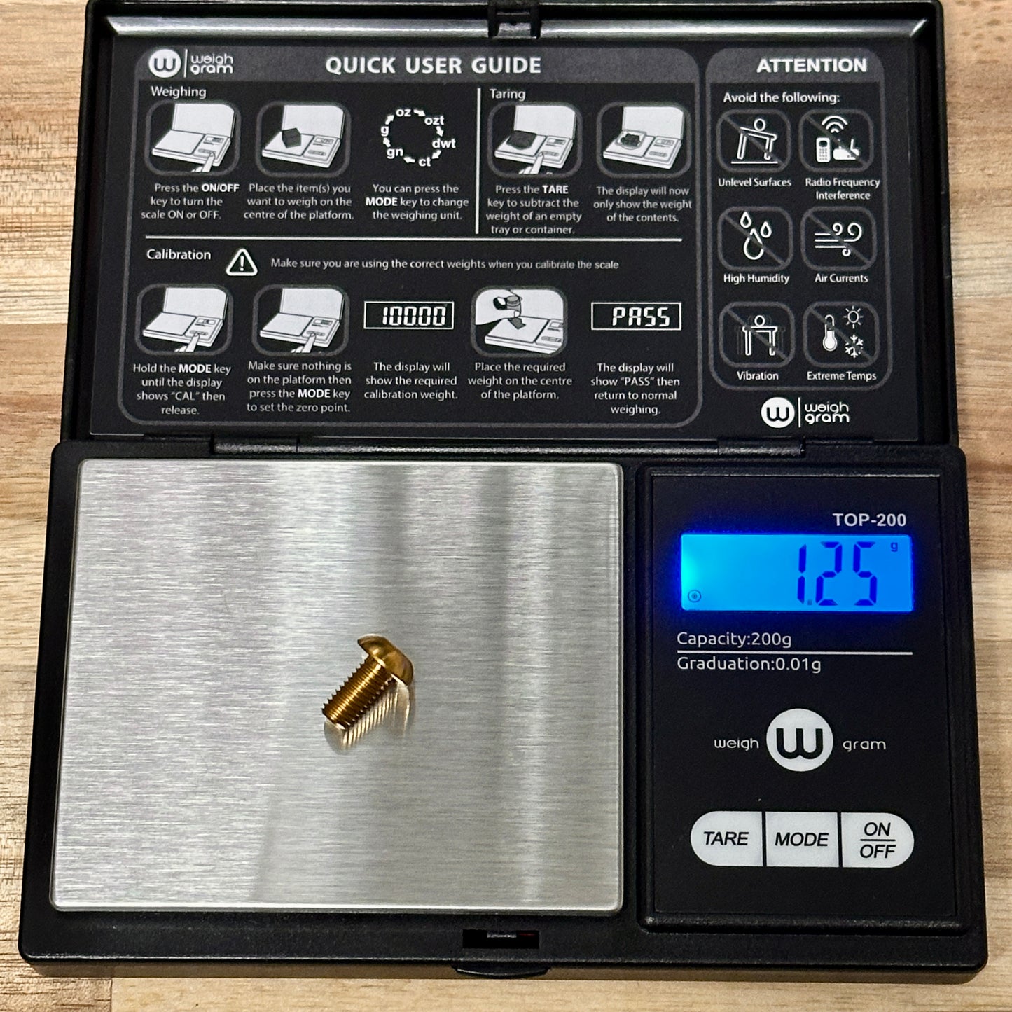 Individual Titanium Bolts